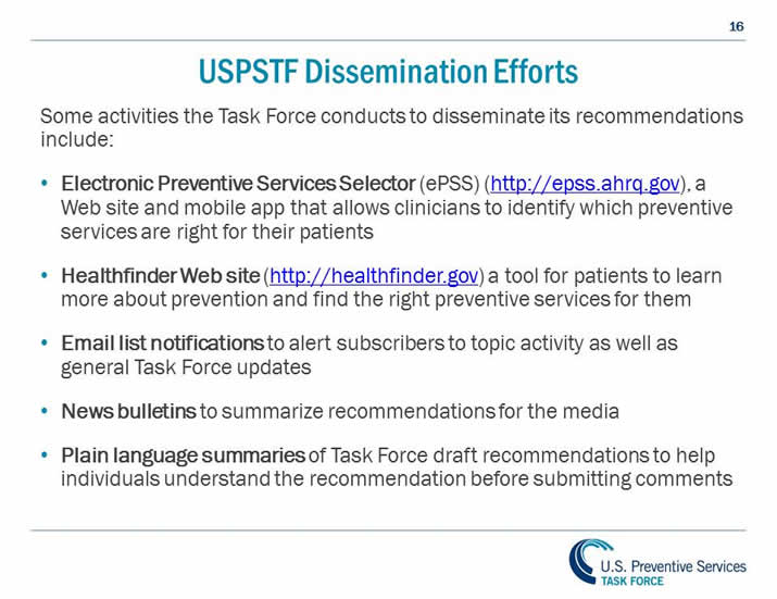 Understanding How The USPSTF Works: USPSTF 101 | United States ...